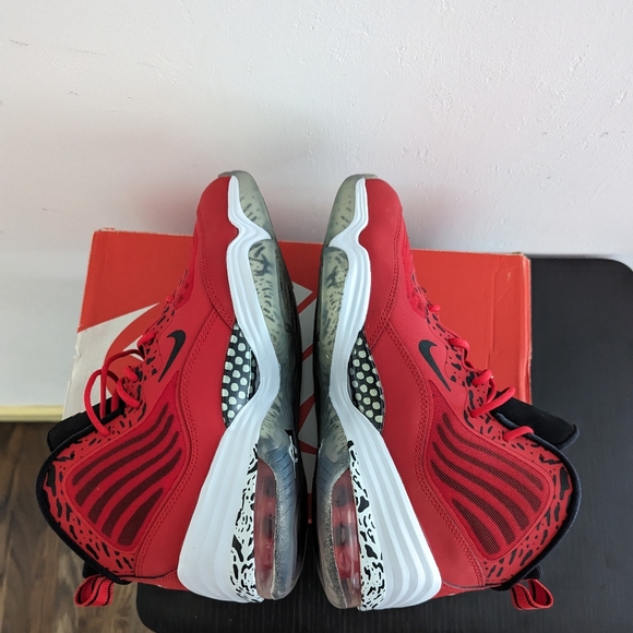 NEW Nike Air Penny 5 GS 'University Red' Size 7Y - Picture 11 of 12